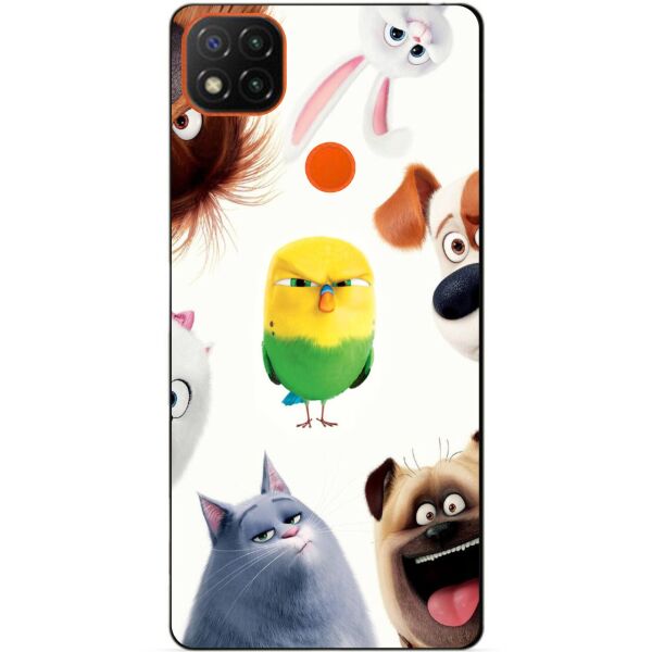 

Силиконовый бампер чехол Candy для Xiaomi Redmi 9c с рисунком Тайная жизнь домашних животных