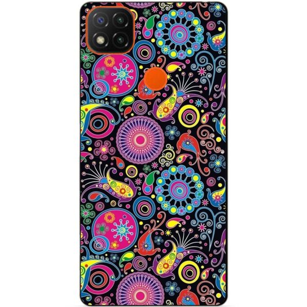 

Силиконовый бампер чехол Candy для Xiaomi Redmi 9c с рисунком Узоры