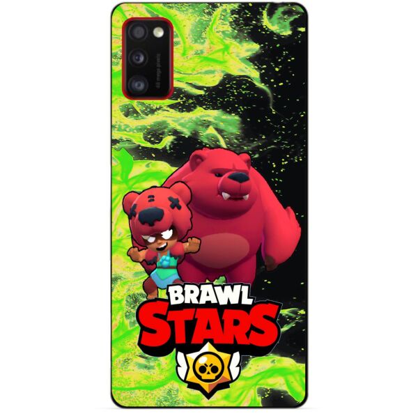 

Силиконовый бампер чехол Candy для Samsung A41 Galaxy A415f с Героем Бравл Старс Нита Мишка