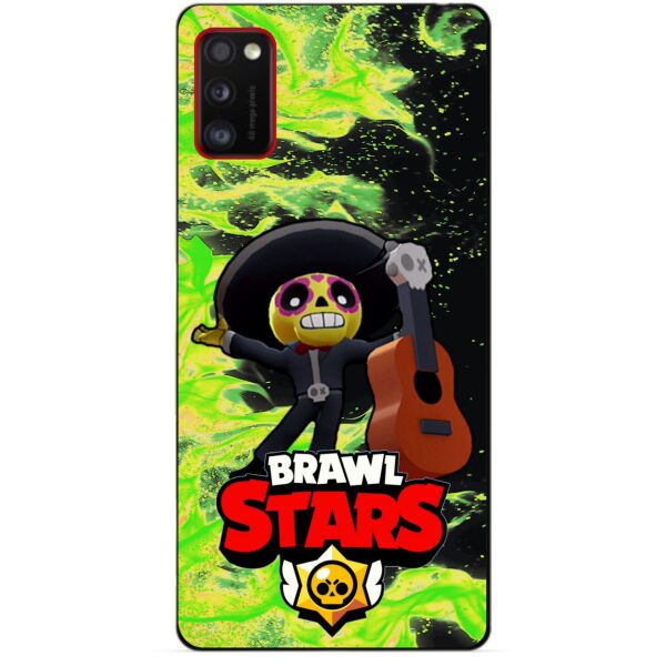 

Силиконовый бампер чехол Candy для Samsung A41 Galaxy A415f с Героем Бравл Старс Поко