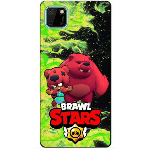 

Силиконовый чехол бампер Candy для Huawei Y5p с героем Бравл Старс Нита Мишка