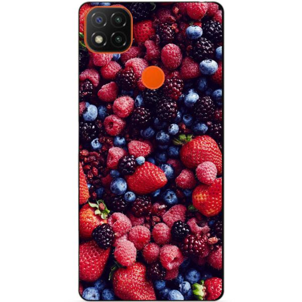 

Силиконовый бампер чехол Candy для Xiaomi Redmi 9c с рисунком Ягоды