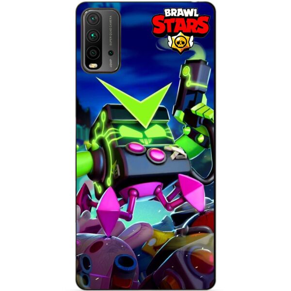 

Силиконовый бампер чехол Candy для Xiaomi Redmi 9T Бравл Старс Вирусный Бит