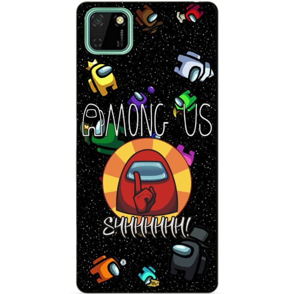 

Силиконовый чехол бампер Candy для Huawei Y5p с рисунком Among Us