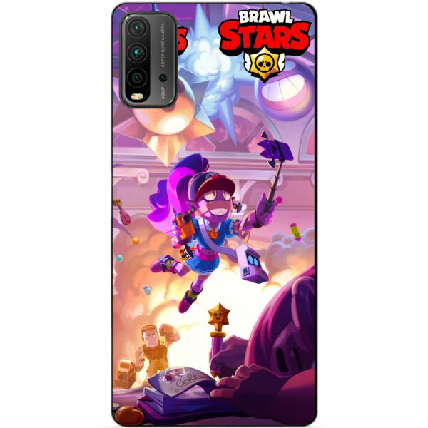 

Силиконовый бампер чехол Candy для Xiaomi Redmi 9T Бравл Старс Парк старр Эмз