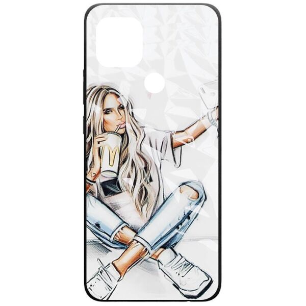 

TPU+PC чехол Prisma Ladies для Oppo A15s / A15 Selfie (166683)
