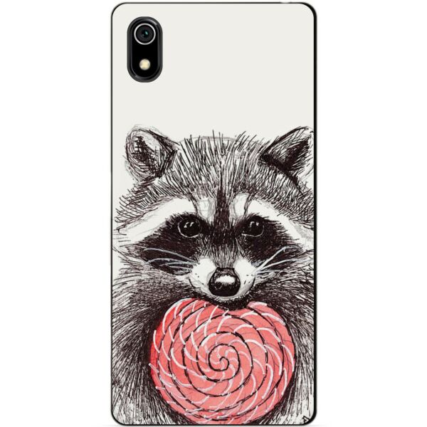 

Чехол силиконовый Candy для Xiaomi Redmi 7a с рисунком Енот