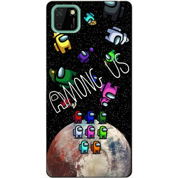 

Силиконовый чехол бампер Candy для Huawei Y5p с рисунком Амонг Ас
