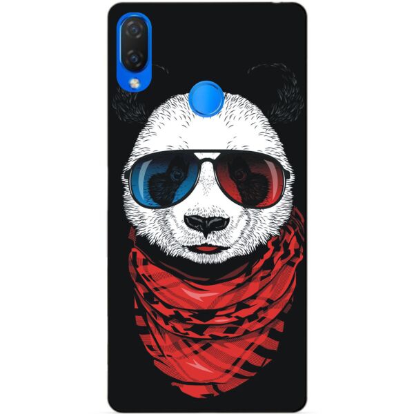 

Силиконовый бампер чехол Candy для Huawei P Smart Plus с рисунком Панда