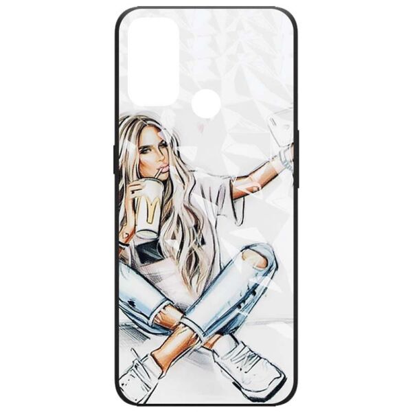 

TPU+PC чехол Prisma Ladies для Oppo A53 / A32 / A33 Selfie (166363)