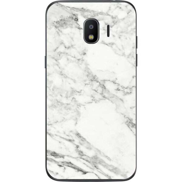 

Чехол силиконовый бампер Candy для Samsung J2 2018 Galaxy J250 с рисунком Белый Мрамор