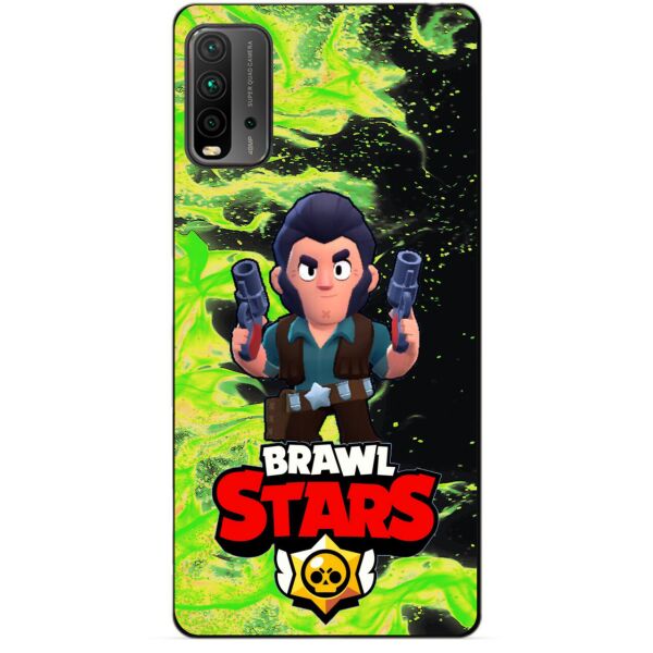 

Силиконовый бампер чехол Candy для Xiaomi Redmi 9T с Героем Бравл Старс Кольт