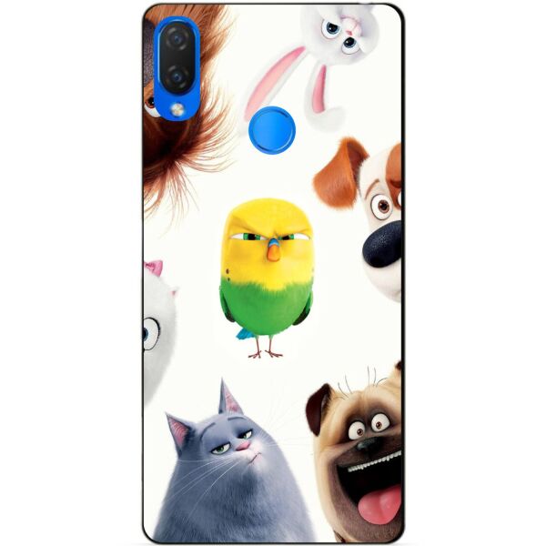 

Силиконовый бампер чехол Candy для Huawei P Smart Plus с рисунком Тайная Жизнь Домашних Животных