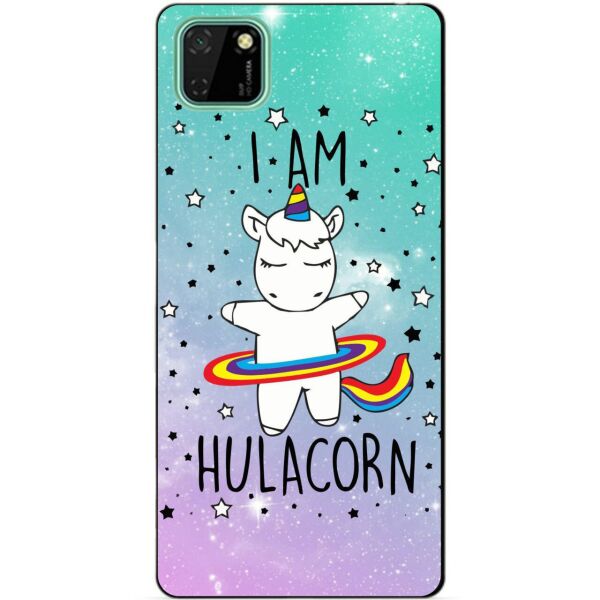 

Силиконовый чехол бампер Candy для Huawei Y5p с рисунком Единорог