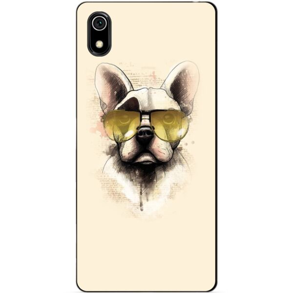 

Чехол силиконовый Candy для Xiaomi Redmi 7a с рисунком Собака в очках