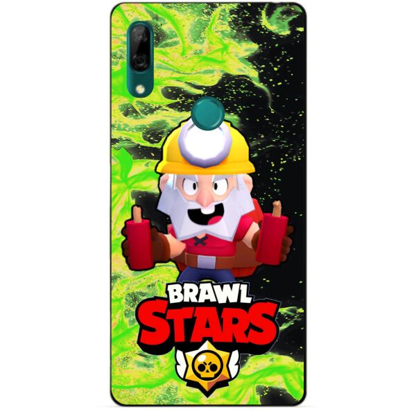 

Силиконовый бампер чехол Candy для Huawei P Smart Z с Героем Brawl Stars Динамайк