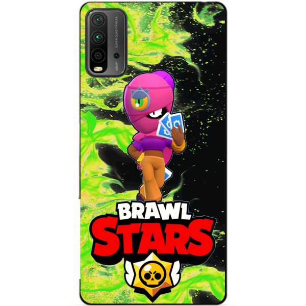 

Силиконовый бампер чехол Candy для Xiaomi Redmi 9T с Героем Бравл Старс Тара