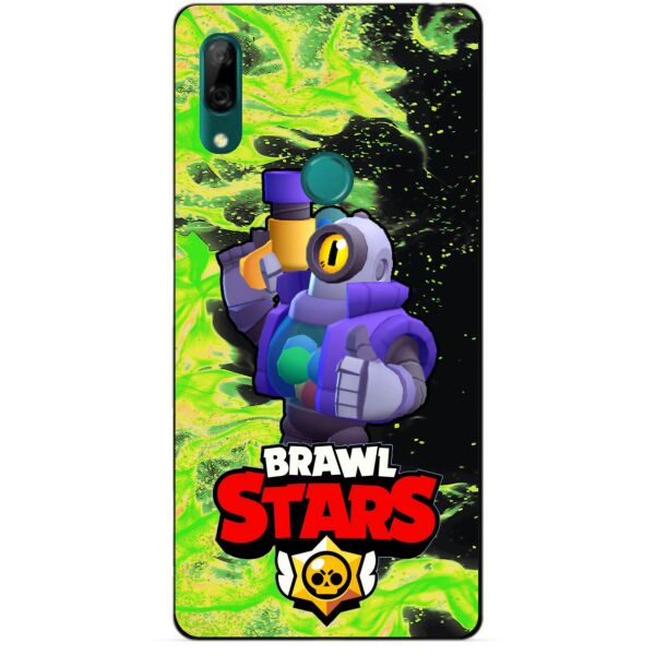 

Силиконовый бампер чехол Candy для Huawei P Smart Z с Героем Brawl Stars Рико