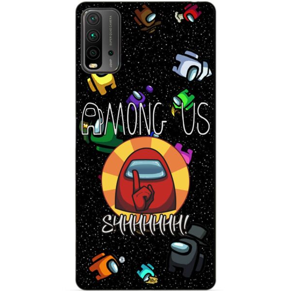 

Силиконовый бампер чехол Candy для Xiaomi Redmi 9T с рисунком Among Us