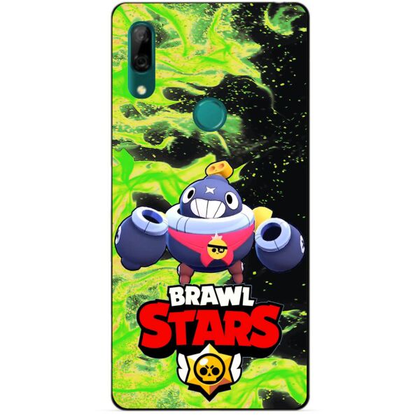 

Силиконовый бампер чехол Candy для Huawei P Smart Z с Героем Brawl Stars Тик