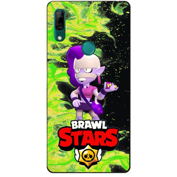 

Силиконовый бампер чехол Candy для Huawei P Smart Z с Героем Brawl Stars Эмз