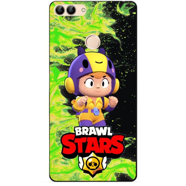 

Силиконовый бампер чехол Candy для Huawei P Smart с Героем Brawl Stars Беа