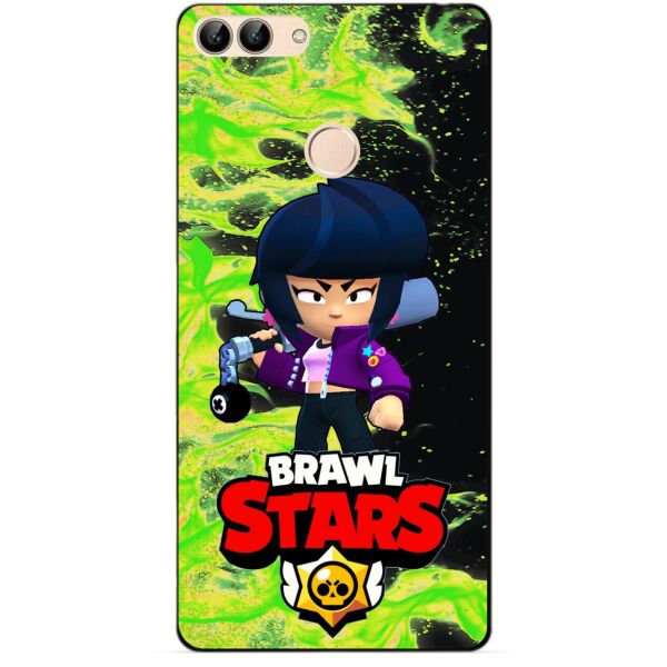 

Силиконовый бампер чехол Candy для Huawei P Smart с Героем Brawl Stars Биби