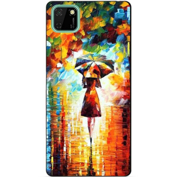 

Силиконовый чехол бампер Candy для Huawei Y5p с рисунком Прогулка