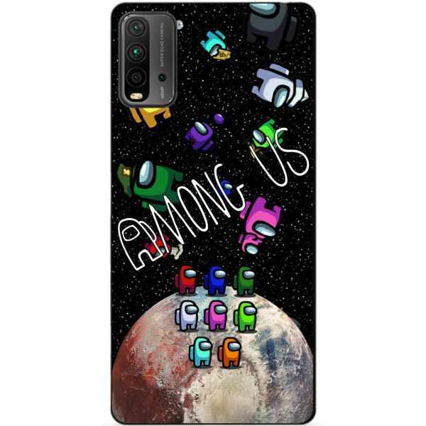 

Силиконовый бампер чехол Candy для Xiaomi Redmi 9T с рисунком Амонг Ас