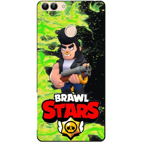

Силиконовый бампер чехол Candy для Huawei P Smart с Героем Brawl Stars Булл