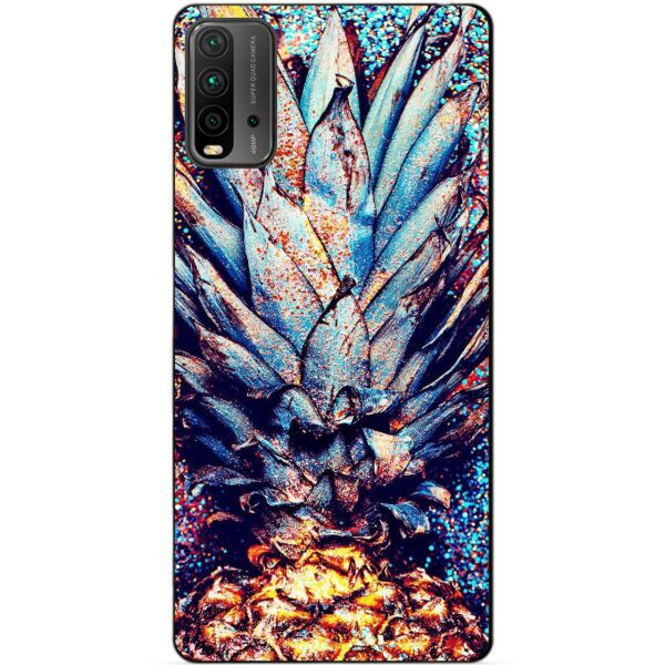 

Силиконовый бампер чехол Candy для Xiaomi Redmi 9T с рисунком Ананас