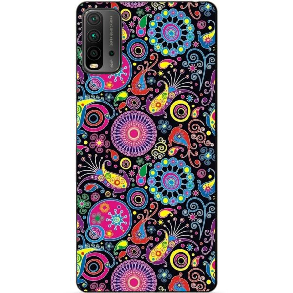 

Силиконовый бампер чехол Candy для Xiaomi Redmi 9T с рисунком Восточные Узоры
