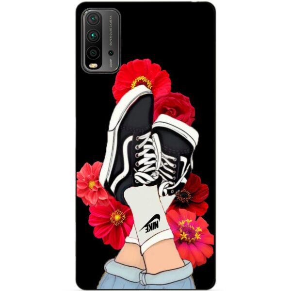 

Силиконовый бампер чехол Candy для Xiaomi Redmi 9T с рисунком Кеды