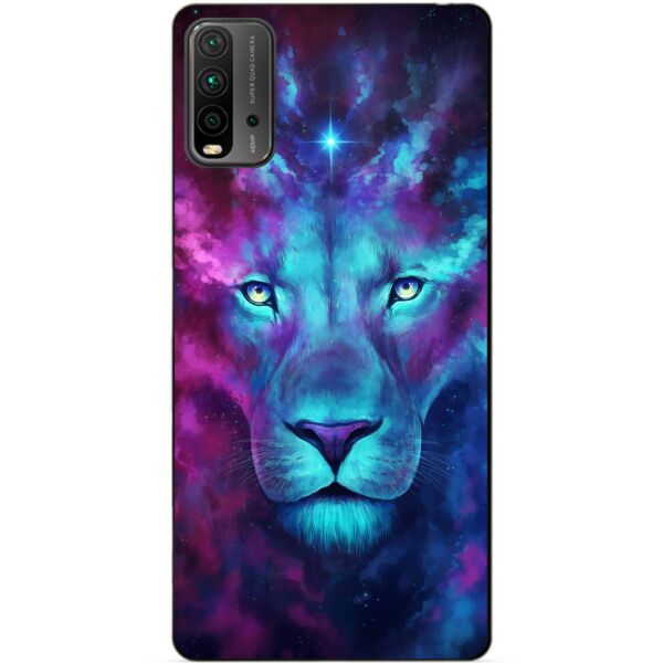 

Силиконовый бампер чехол Candy для Xiaomi Redmi 9T с рисунком Космический Лев