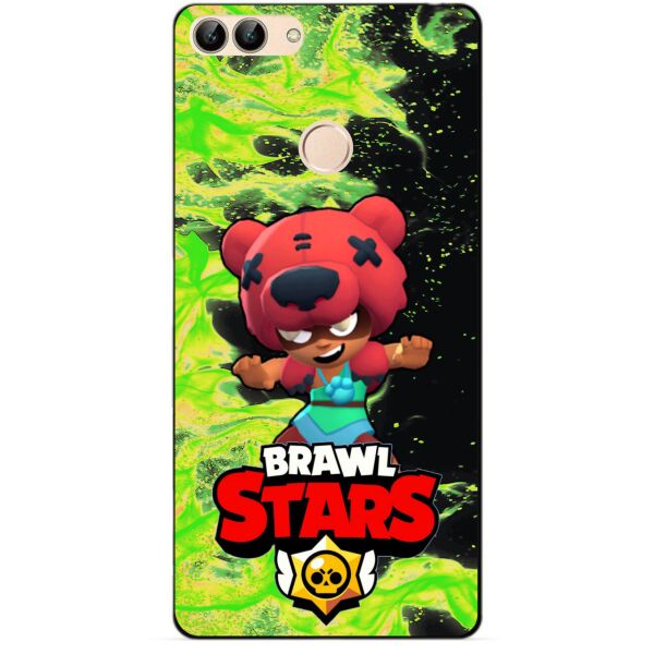 

Силиконовый бампер чехол Candy для Huawei P Smart с Героем Brawl Stars Нита