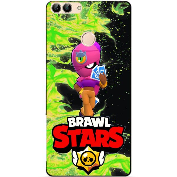 

Силиконовый бампер чехол Candy для Huawei P Smart с Героем Brawl Stars Тара