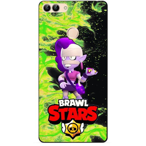

Силиконовый бампер чехол Candy для Huawei P Smart с Героем Brawl Stars Эмз
