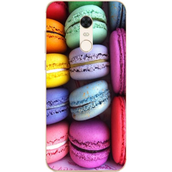 

Чехол силиконовый бампер Candy для Xiaomi Redmi 5 с рисунком Макаруны