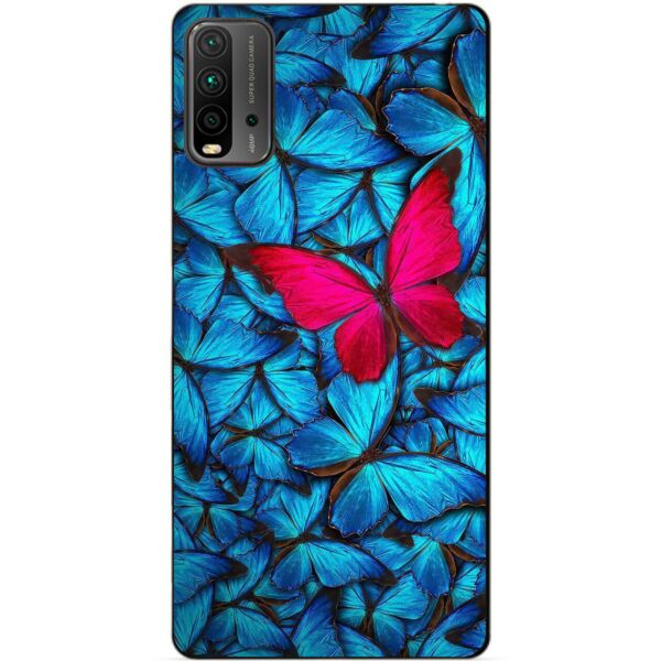 

Силиконовый бампер чехол Candy для Xiaomi Redmi 9T с рисунком Мотыльки