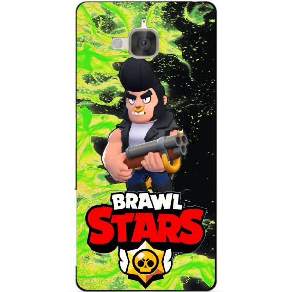 

Силиконовый чехол бампер Candy для Huawei Y6 Pro с Героем Brawl Stars Булл