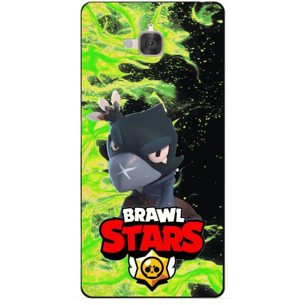 

Силиконовый чехол бампер Candy для Huawei Y6 Pro с Героем Brawl Stars Ворон