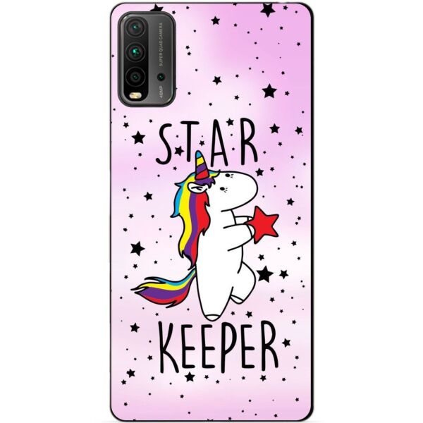 

Силиконовый бампер чехол Candy для Xiaomi Redmi 9T с рисунком Пони Единорог