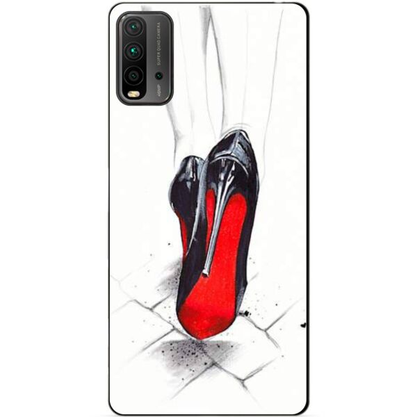 

Силиконовый бампер чехол Candy для Xiaomi Redmi 9T с рисунком Туфли
