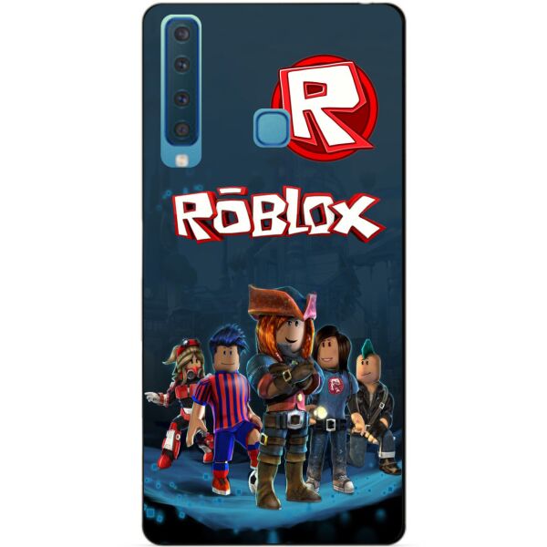 

Силиконовый бампер чехол Candy для Samsung A9 2018 с рисунком Roblox