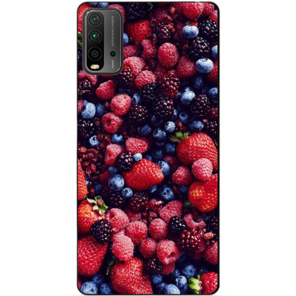 

Силиконовый бампер чехол Candy для Xiaomi Redmi 9T с рисунком Ягоды