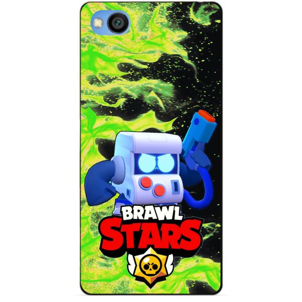 

Силиконовый бампер чехол Candy для Xiaomi Redmi GO с Героем Бравл Старс 8-Бит