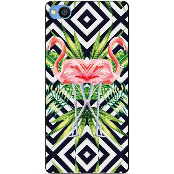 

Чехол силиконовый Candy для Xiaomi Redmi Go с рисунком Пара Фламинго