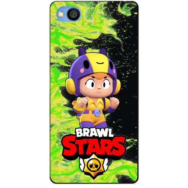 

Силиконовый бампер чехол Candy для Xiaomi Redmi GO с Героем Бравл Старс Беа