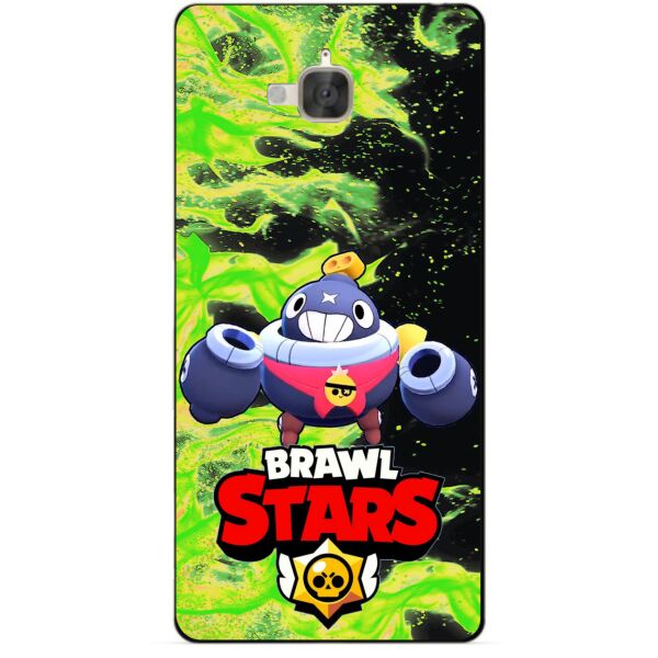 

Силиконовый чехол бампер Candy для Huawei Y6 Pro с Героем Brawl Stars Тик