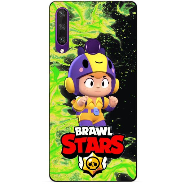 

Силиконовый чехол бампер Candy для Huawei Y6p с Героем Brawl Stars Беа
